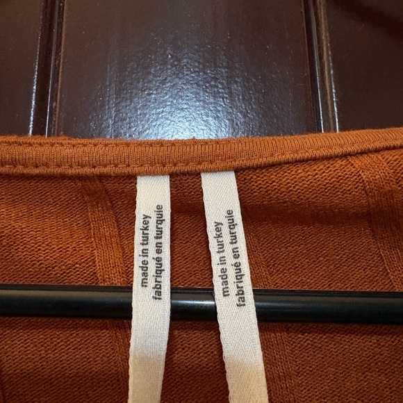 Pilcro Women's Rust Ribbed Sweater - Picture 4 of 4